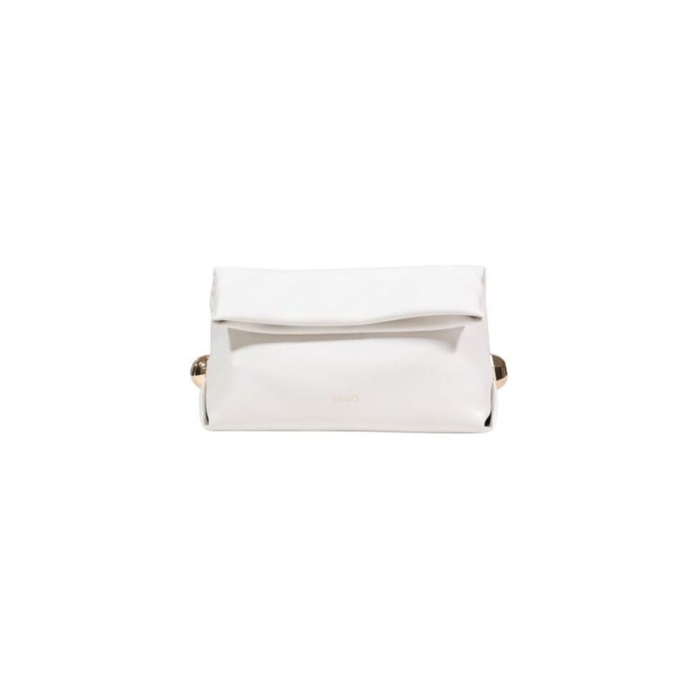 Liu Jo Cream Polyethylene Clutch Women's Bag